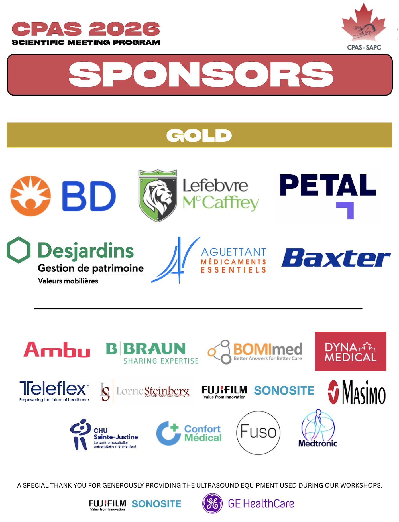 CPAS Sponsors